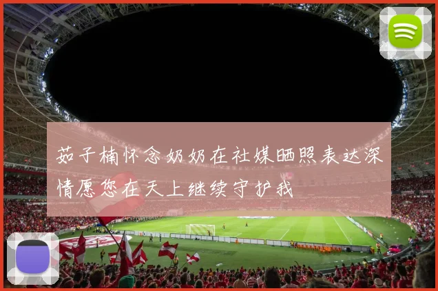茹子楠怀念奶奶在社媒晒照表达深情愿您在天上继续守护我